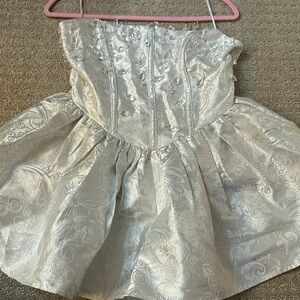 White fashion nova romper